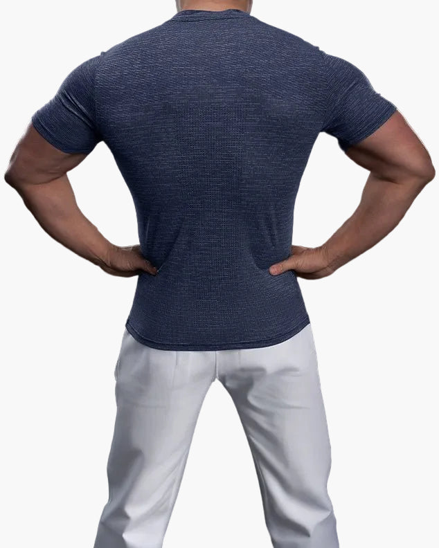 Herren Sport Performance T-Shirt – Atmungsaktives Slim Fit Trainingsshirt für Fitness & Freizeit