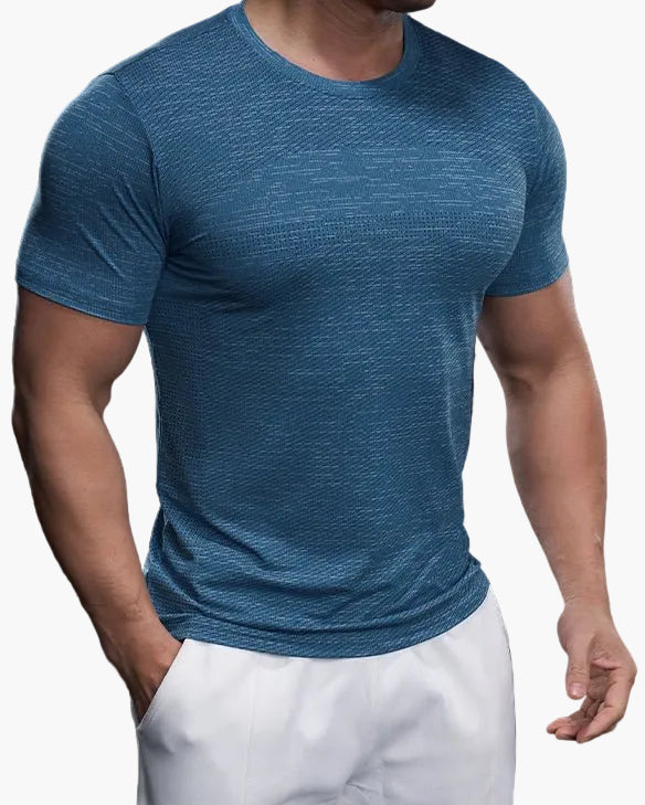Herren Sport Performance T-Shirt – Atmungsaktives Slim Fit Trainingsshirt für Fitness & Freizeit