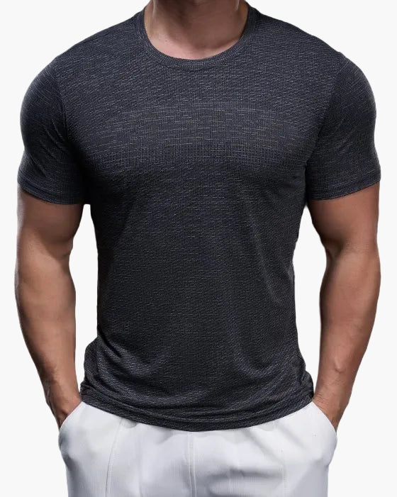 Herren Sport Performance T-Shirt – Atmungsaktives Slim Fit Trainingsshirt für Fitness & Freizeit