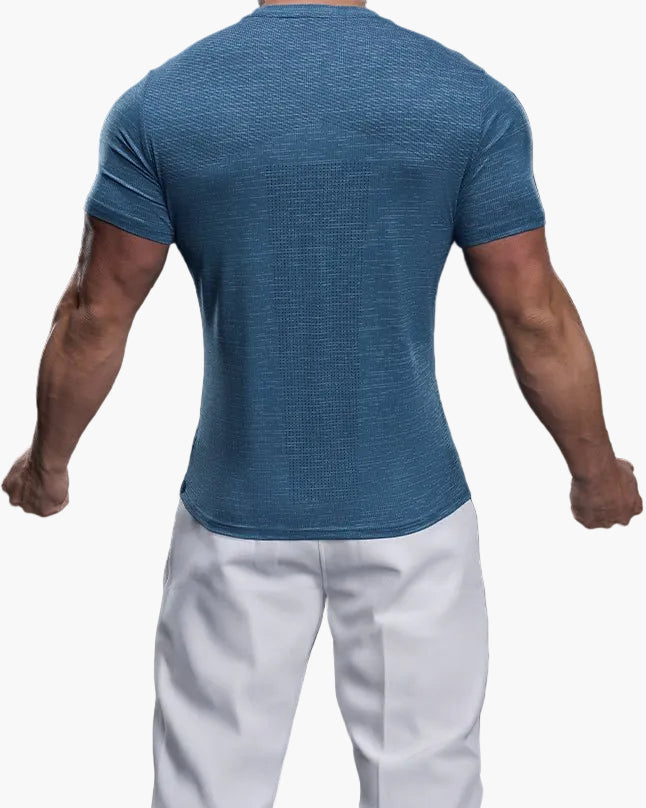 Herren Sport Performance T-Shirt – Atmungsaktives Slim Fit Trainingsshirt für Fitness & Freizeit