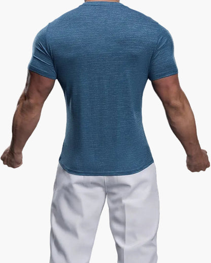 Herren Sport Performance T-Shirt – Atmungsaktives Slim Fit Trainingsshirt für Fitness & Freizeit