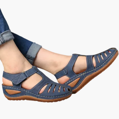 Damen Komfort-Orthopädische Römersandalen für Alltag und Spaziergänge
