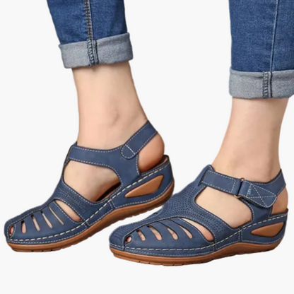 Damen Komfort-Orthopädische Römersandalen für Alltag und Spaziergänge