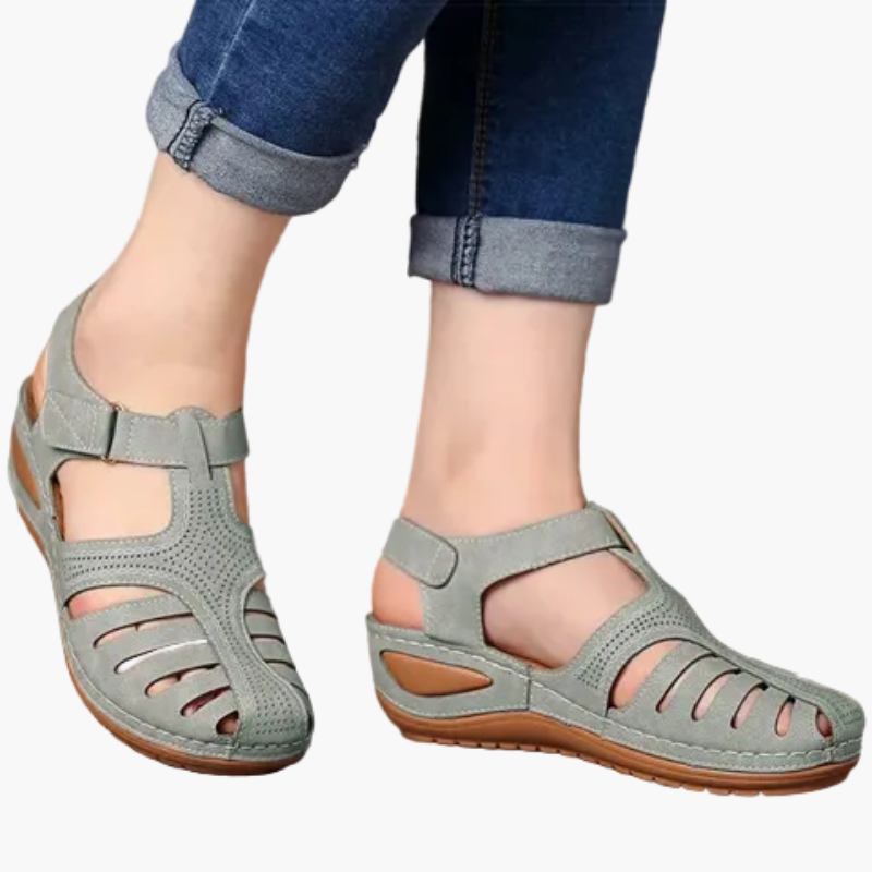 Damen Komfort-Orthopädische Römersandalen für Alltag und Spaziergänge