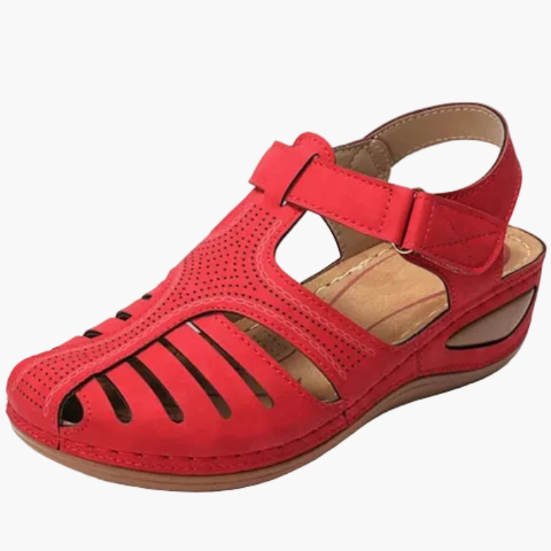 Damen Komfort-Orthopädische Römersandalen für Alltag und Spaziergänge