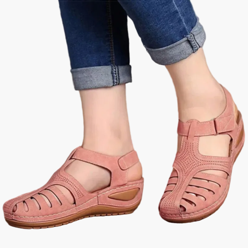 Damen Komfort-Orthopädische Römersandalen für Alltag und Spaziergänge