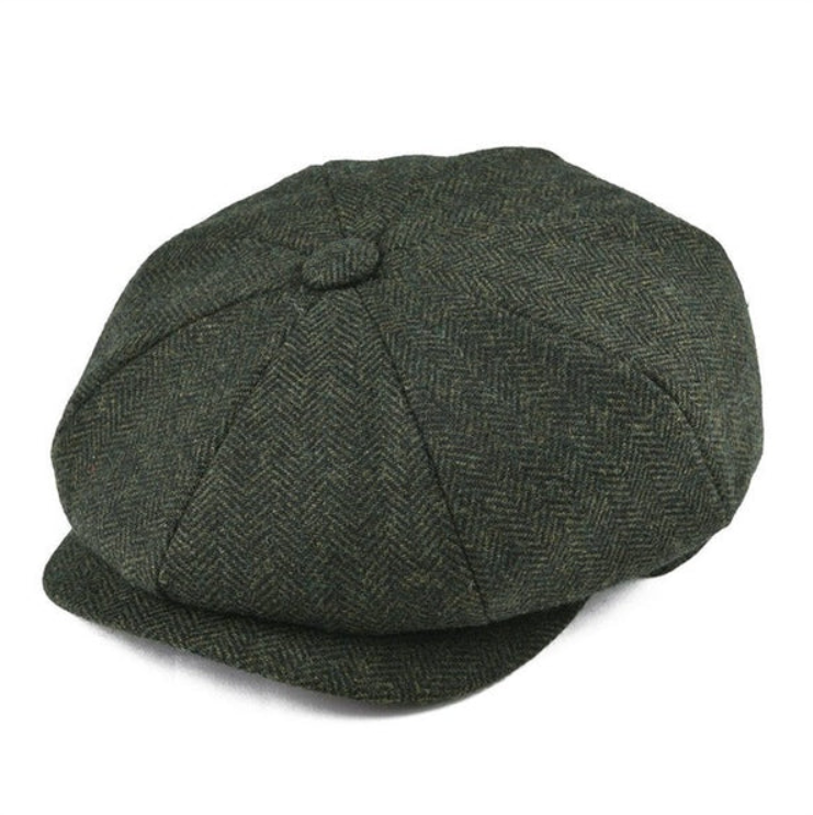 Flat cap met koord