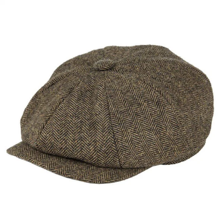 Flat cap met koord