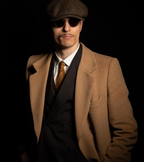 Flat cap met koord