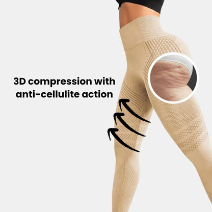 Damen Seamless Leggings mit Anti-Cellulite-Effekt für Fitness und Alltag