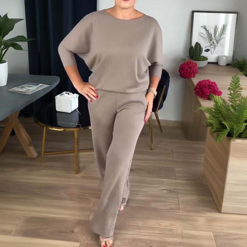 Damski trzyczęściowy zestaw z kardiganem – Elegancki garnitur casualowy i biznesowy, minimalistyczny styl