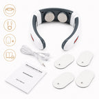 Elektromagnetisch nek- en rugmassageapparaat met 6 massagestanden en 16 intensiteitsniveaus