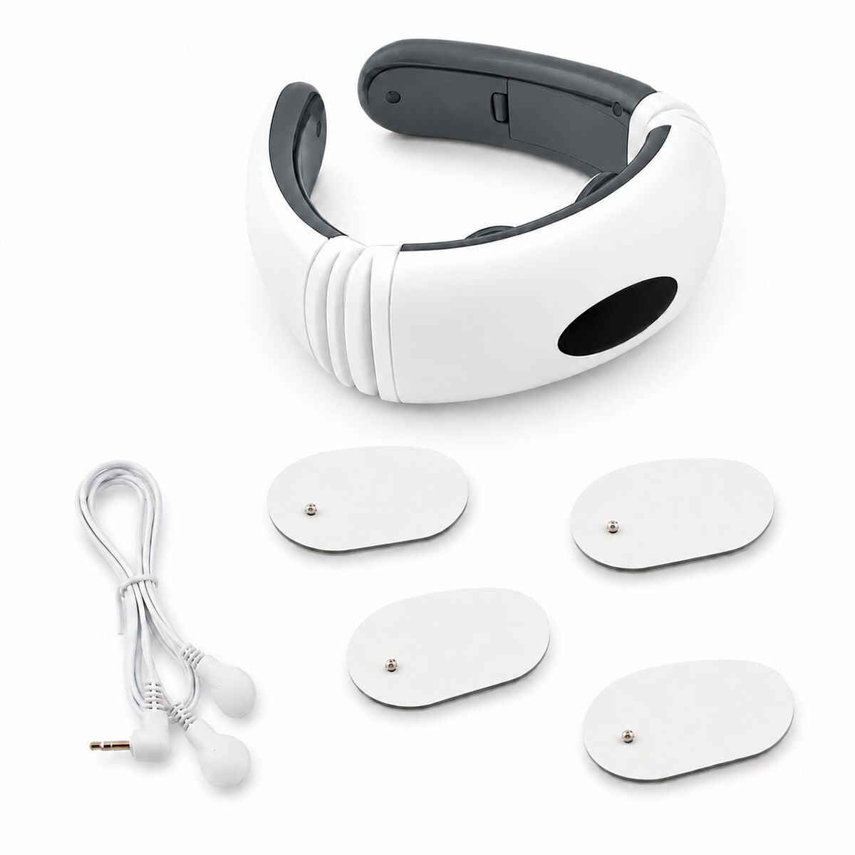Elektromagnetisch nek- en rugmassageapparaat met 6 massagestanden en 16 intensiteitsniveaus