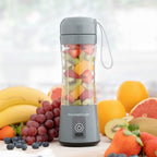 Draagbare oplaadbare mini blender 380 ml met 4 messen USB