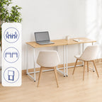 Inklapbare tafel opvouwbaar bureau MDF hout 80x87 cm