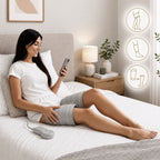 Luchtcompressie beenmassager met 4 massagestanden, grijs