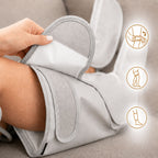 Luchtcompressie beenmassager met 4 massagestanden, grijs