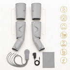 Luchtcompressie beenmassager met 4 massagestanden, grijs