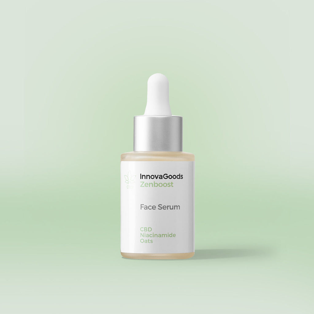 Gezichtsserum CBD Zenboost 30 ml, veganistisch, voor gevoelige huid