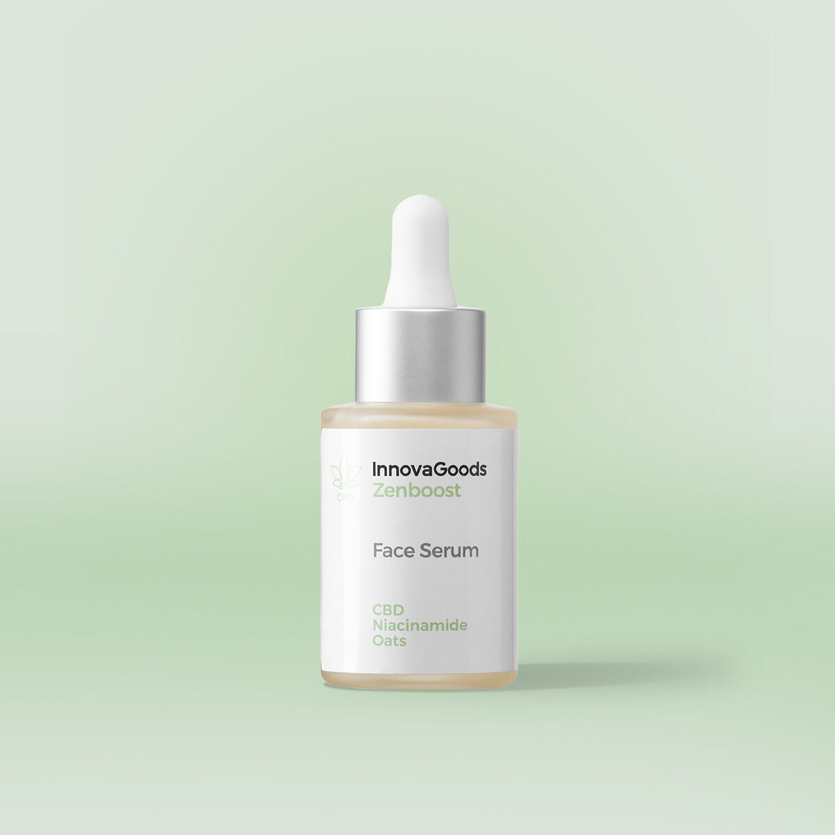 Gezichtsserum CBD Zenboost 30 ml, veganistisch, voor gevoelige huid