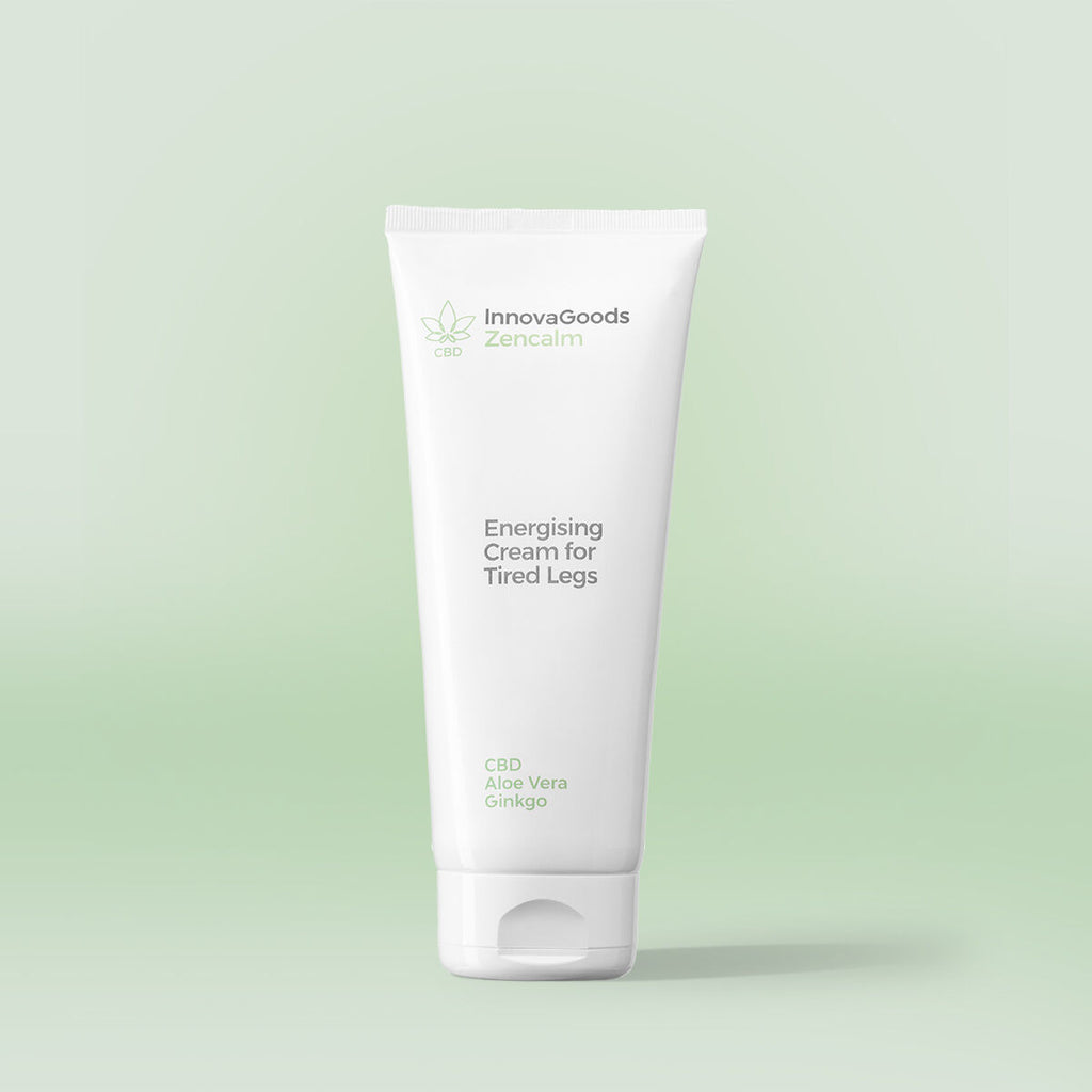 Energiegevende crème voor vermoeide benen met CBD, 200 ml