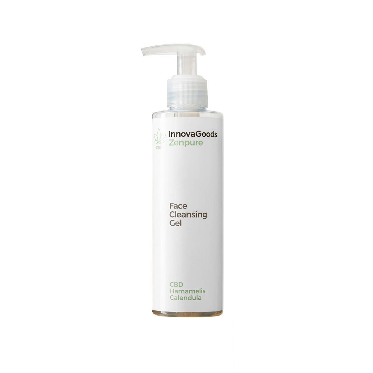 Gezichtsreinigingsgel met CBD, 200 ml, vegan, voor gevoelige huid