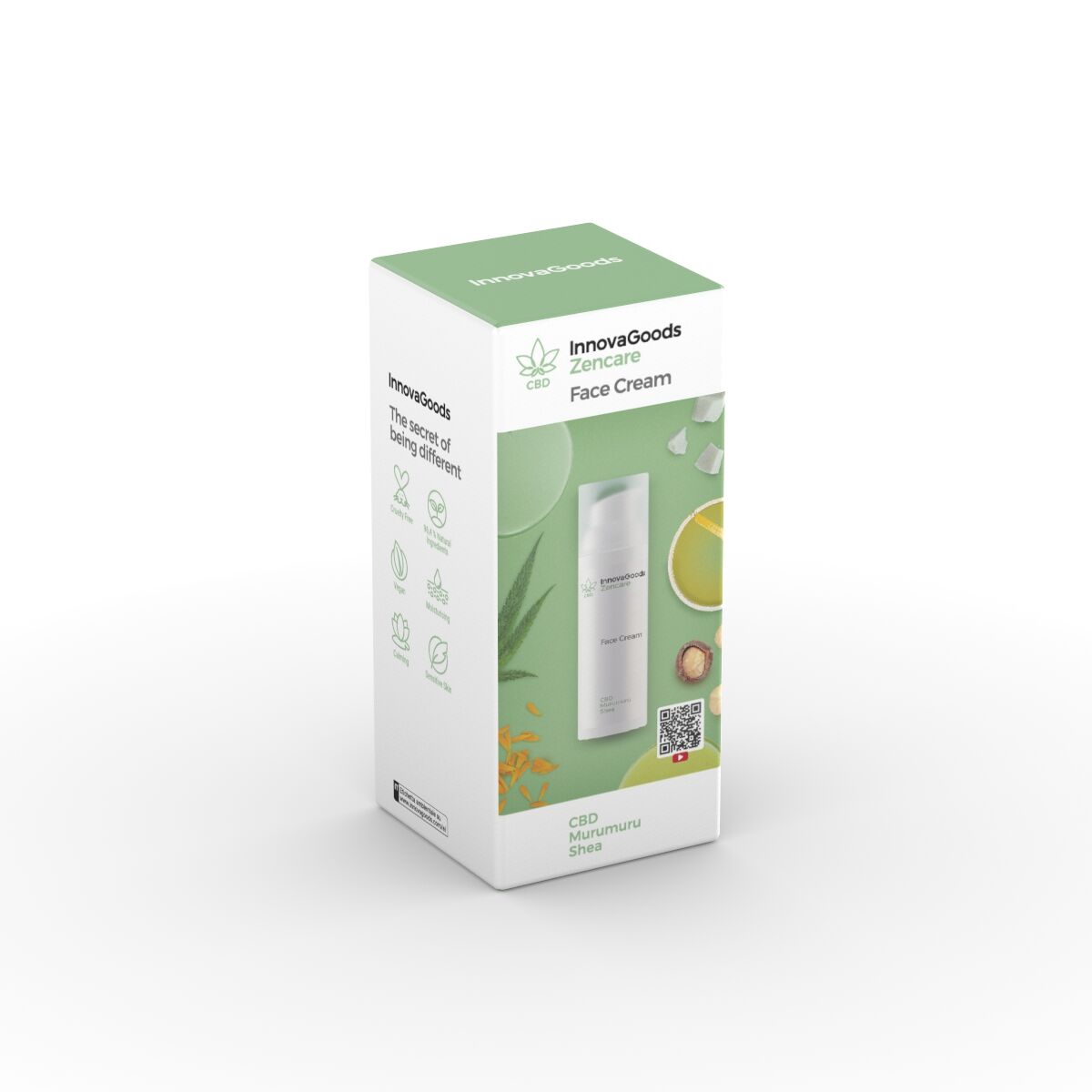Hydraterende gezichtscrème met CBD, 50 ml, vegan