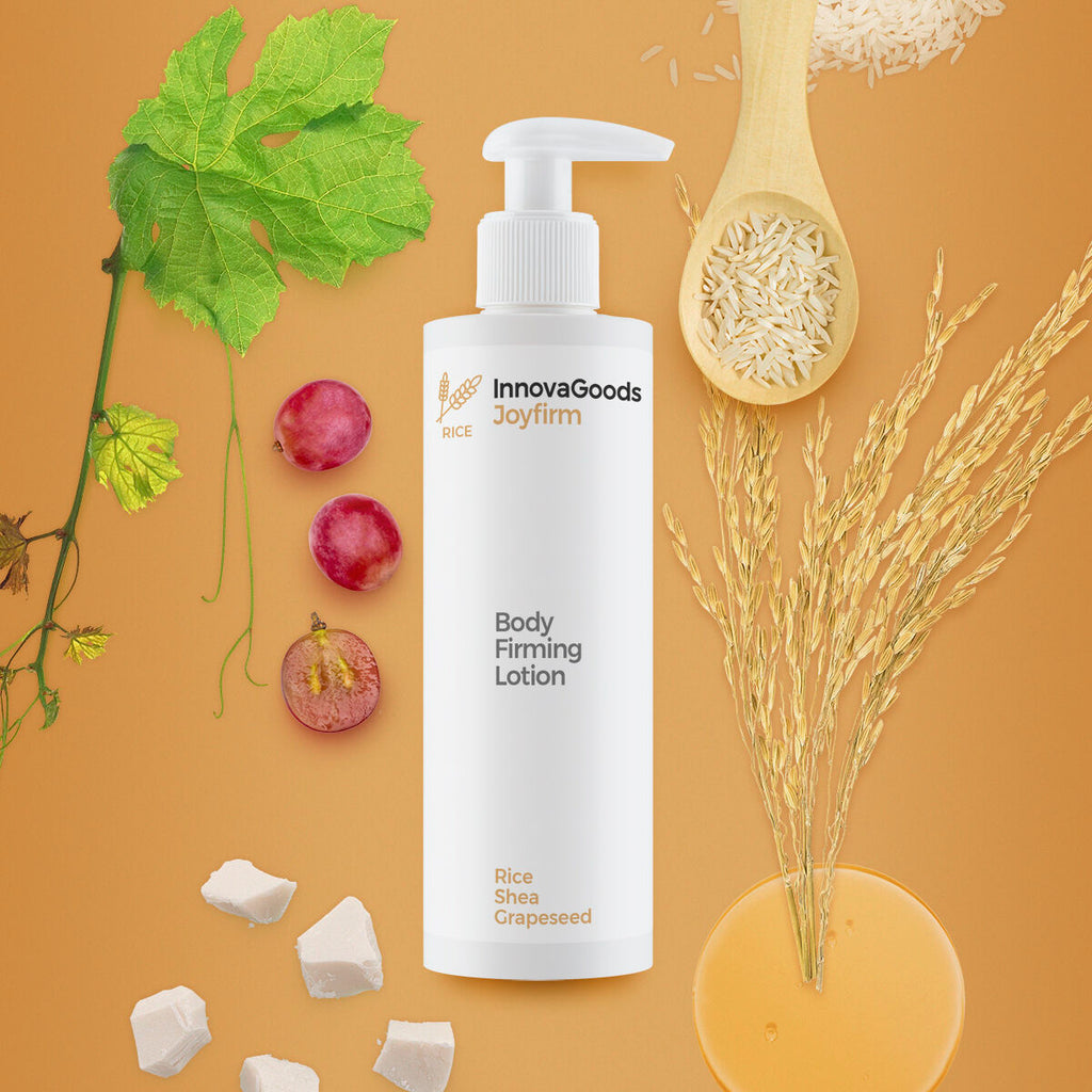 Verstevigende bodylotion rijst 250 ml, veganistisch, alle huidtypes