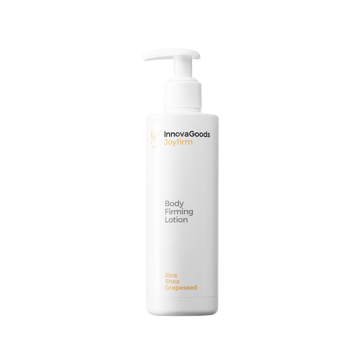 Verstevigende bodylotion rijst 250 ml, veganistisch, alle huidtypes