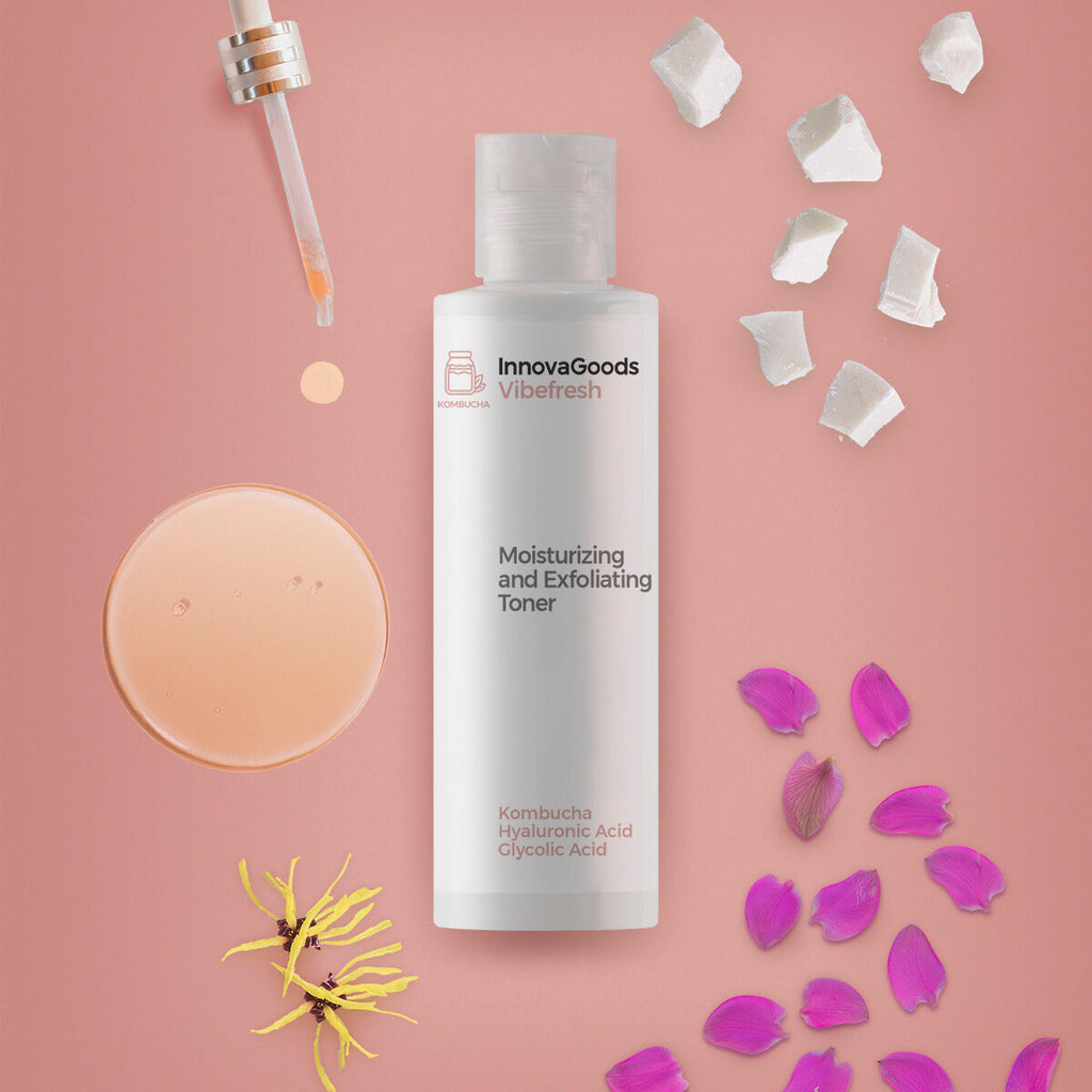 Hydraterende exfoliërende gezichtstoner Kombucha 150 ml