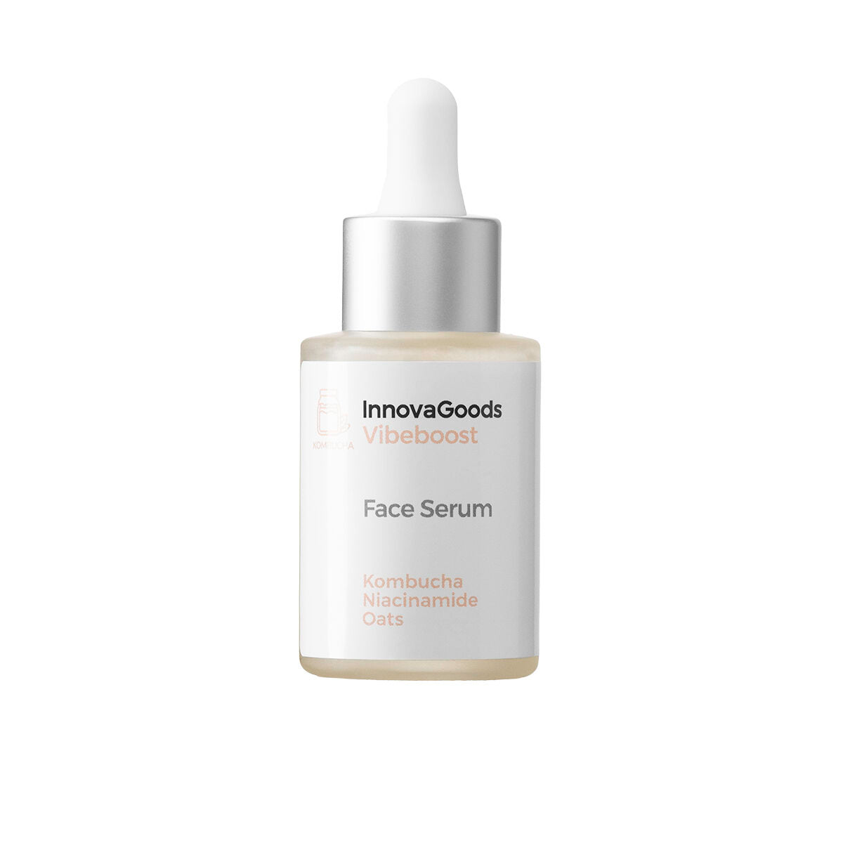Gezichtsserum Kombucha Vibeboost 30 ml, hydraterend en verhelderend