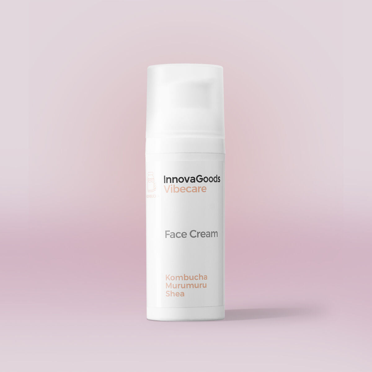 Hydraterende gezichtscrème met kombucha, 50 ml, veganistisch