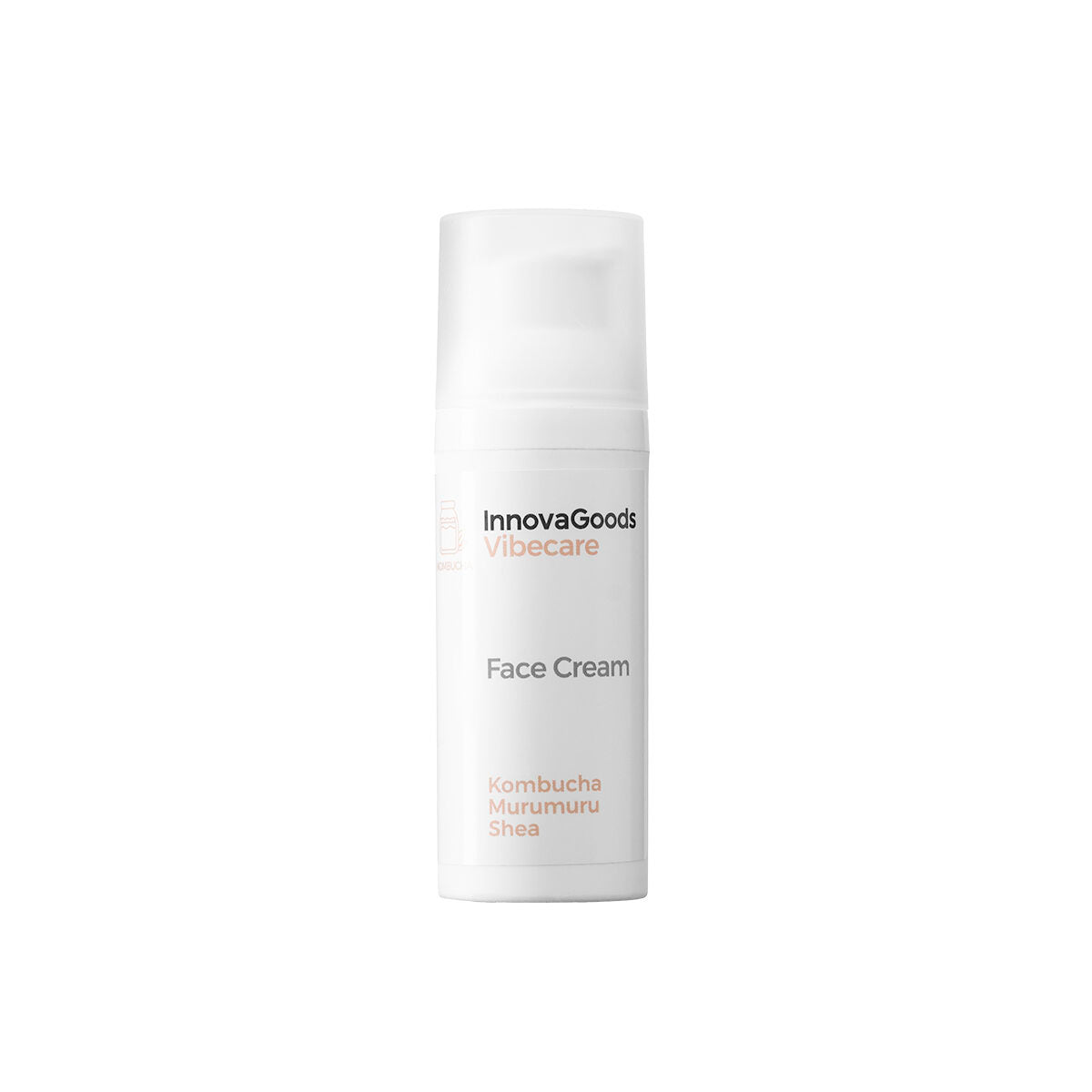 Hydraterende gezichtscrème met kombucha, 50 ml, veganistisch
