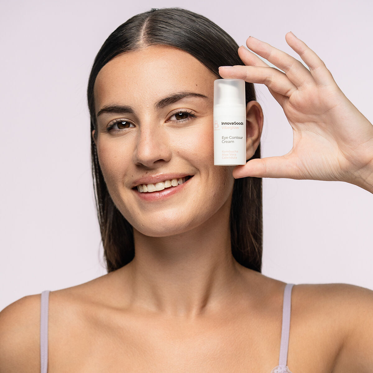 Oogcontourcrème Kombucha 15 ml, veganistisch, tegen wallen en donkere kringen