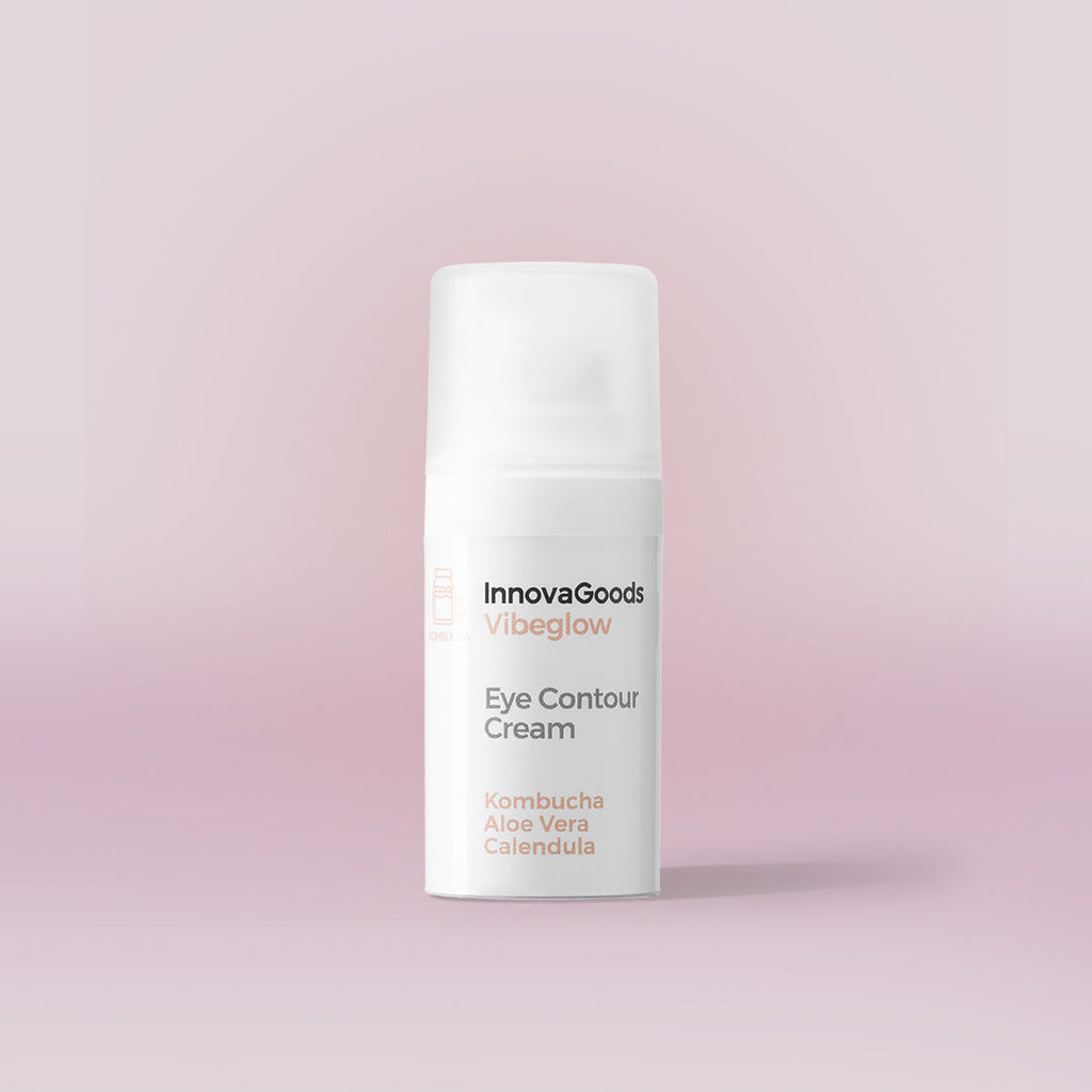 Oogcontourcrème Kombucha 15 ml, veganistisch, tegen wallen en donkere kringen