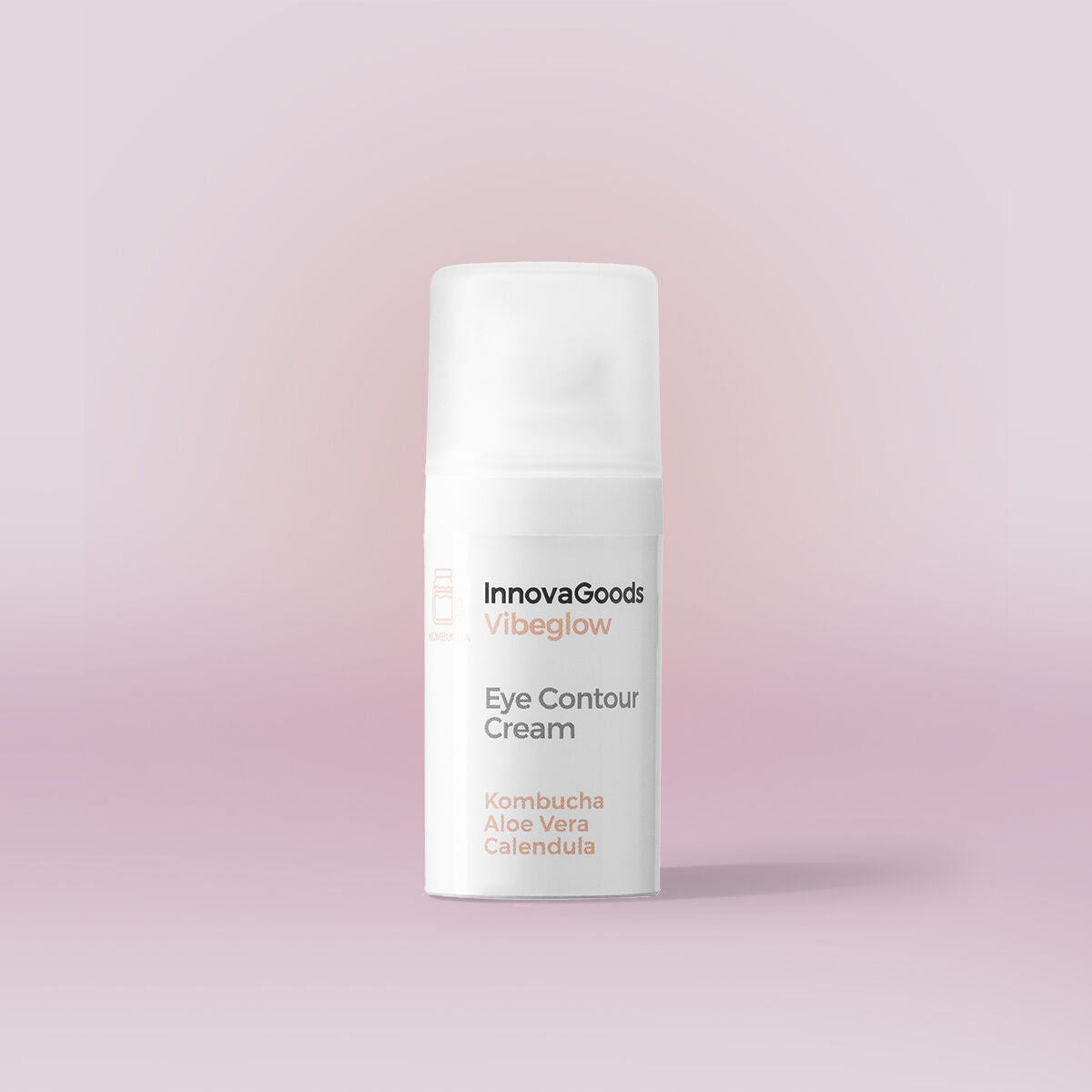Oogcontourcrème Kombucha 15 ml, veganistisch, tegen wallen en donkere kringen