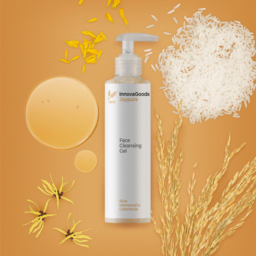 Gezichtsreinigingsgel met rijstextract, veganistisch, 200 ml