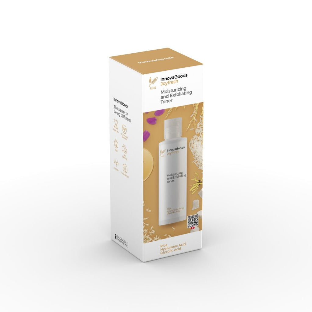 Hydraterende en exfoliërende gezichtstoner met rijstextract, 150 ml
