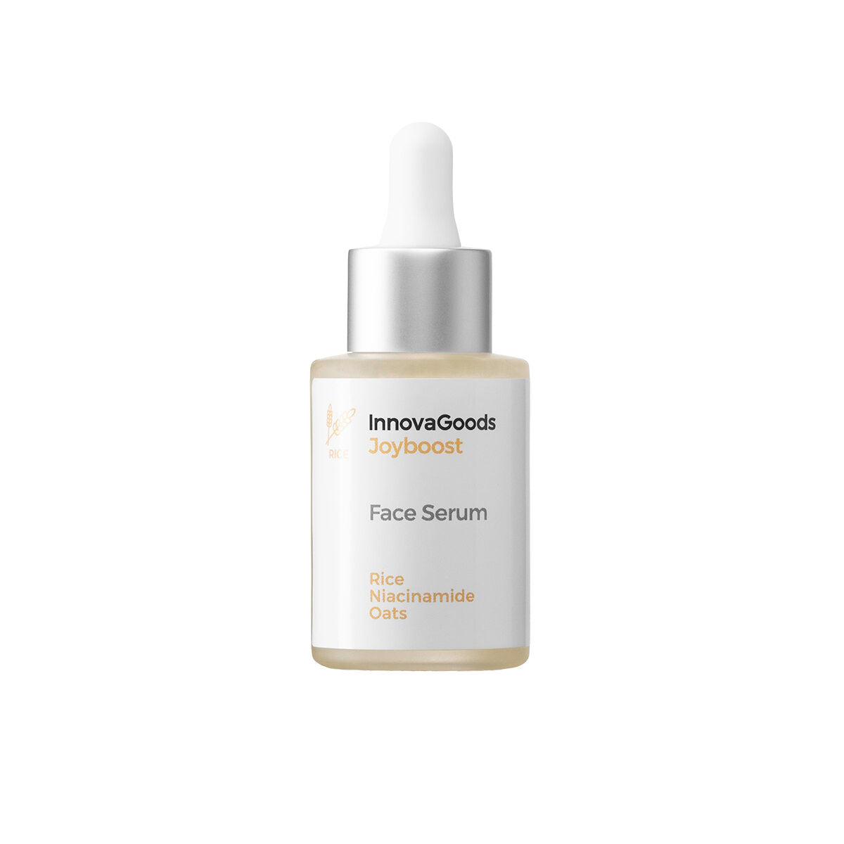 Gezichtsserum met rijstextract, niacinamide en hyaluronzuur, 30 ml