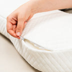 Ergonomisch nekkussen U-vorm, visco-elastisch, wasbare hoes