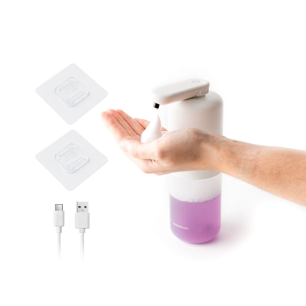 Automatische zeepdispenser met sensor, 350 ml, navulbaar, oplaadbaar