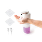 Automatische zeepdispenser met sensor, 350 ml, navulbaar, oplaadbaar