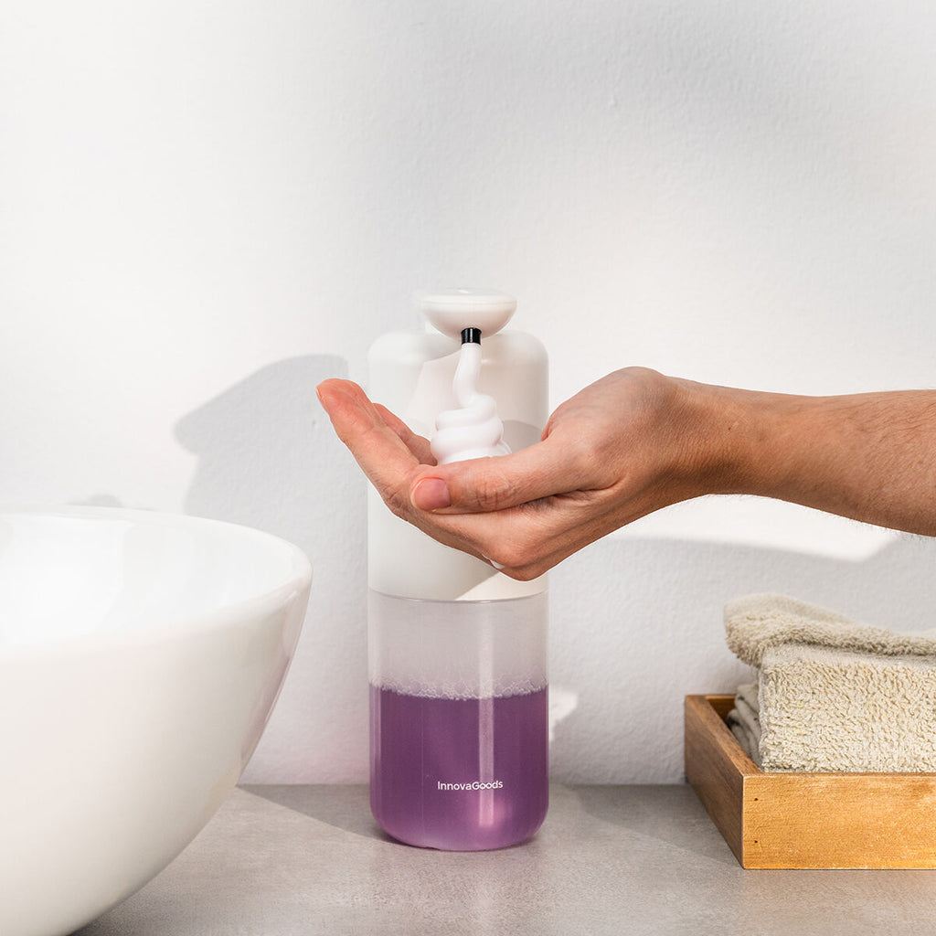 Automatische zeepdispenser met sensor, 350 ml, navulbaar, oplaadbaar