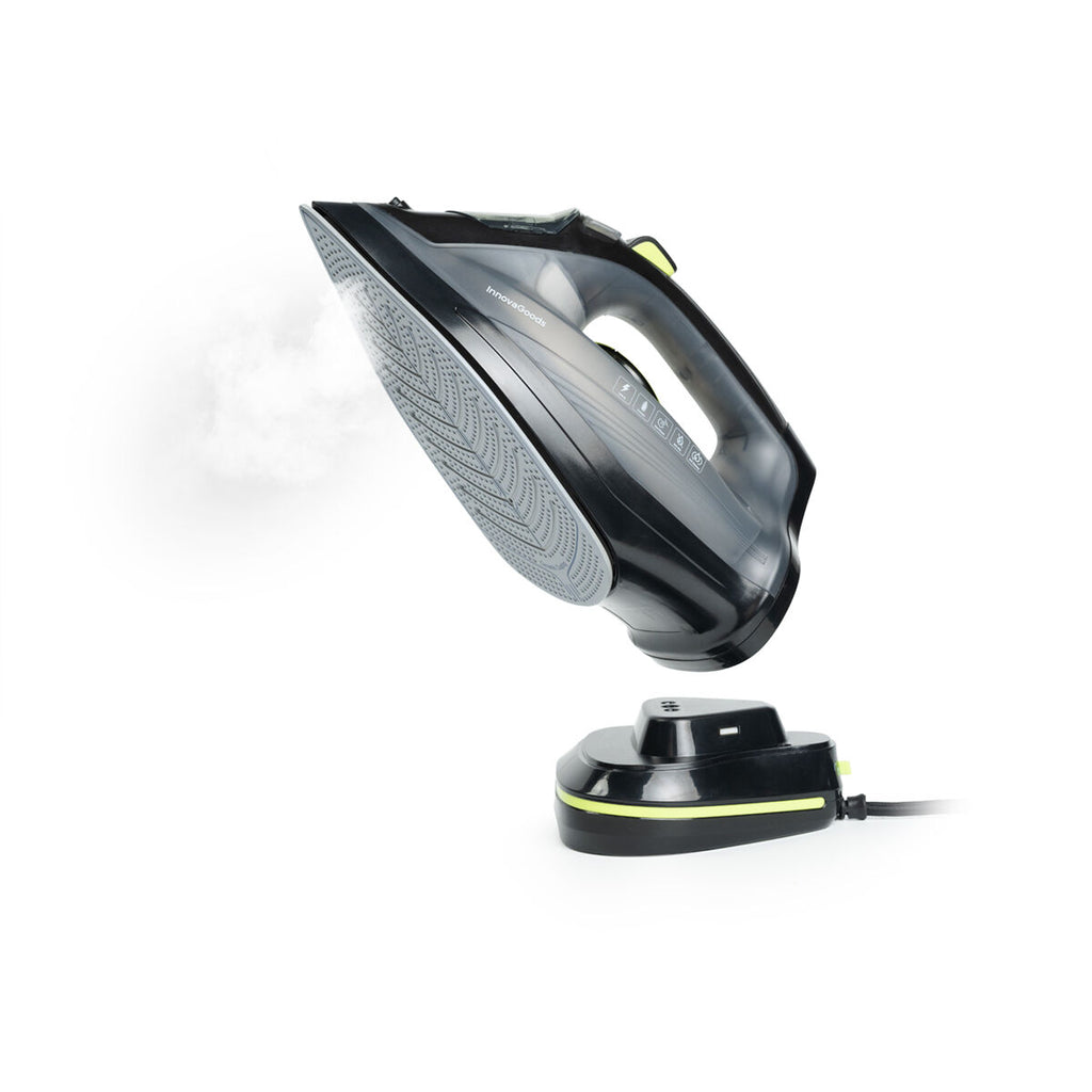 Snoerloos stoomstrijkijzer 2-in-1, 2400 W, keramische zool