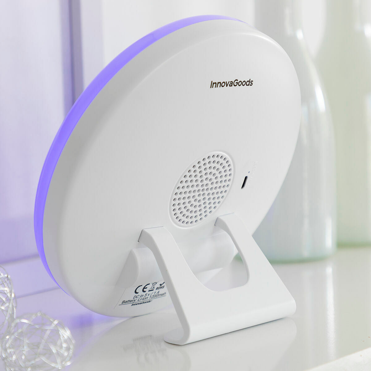 Oplaadbare zonsopgangwekker met Bluetooth-luidspreker en FM-radio