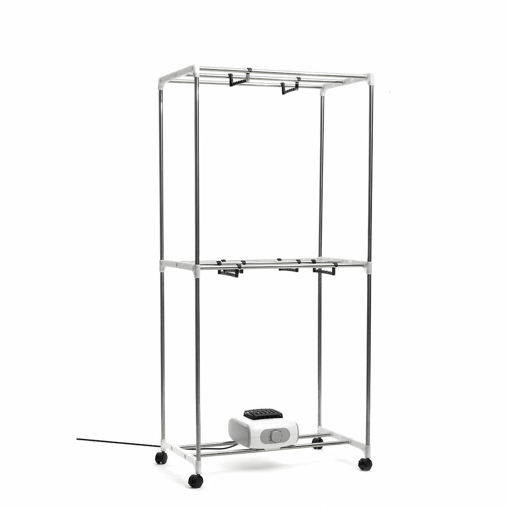 Draagbare elektrische wasdroger 2 niveaus, 1200 W, 15 kg, blauw