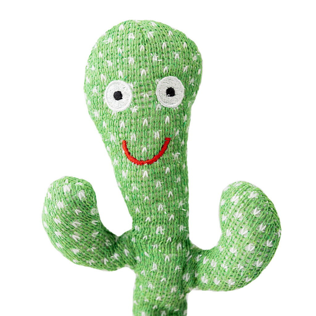 Dansende en pratende cactus met muziek en led-verlichting, oplaadbaar