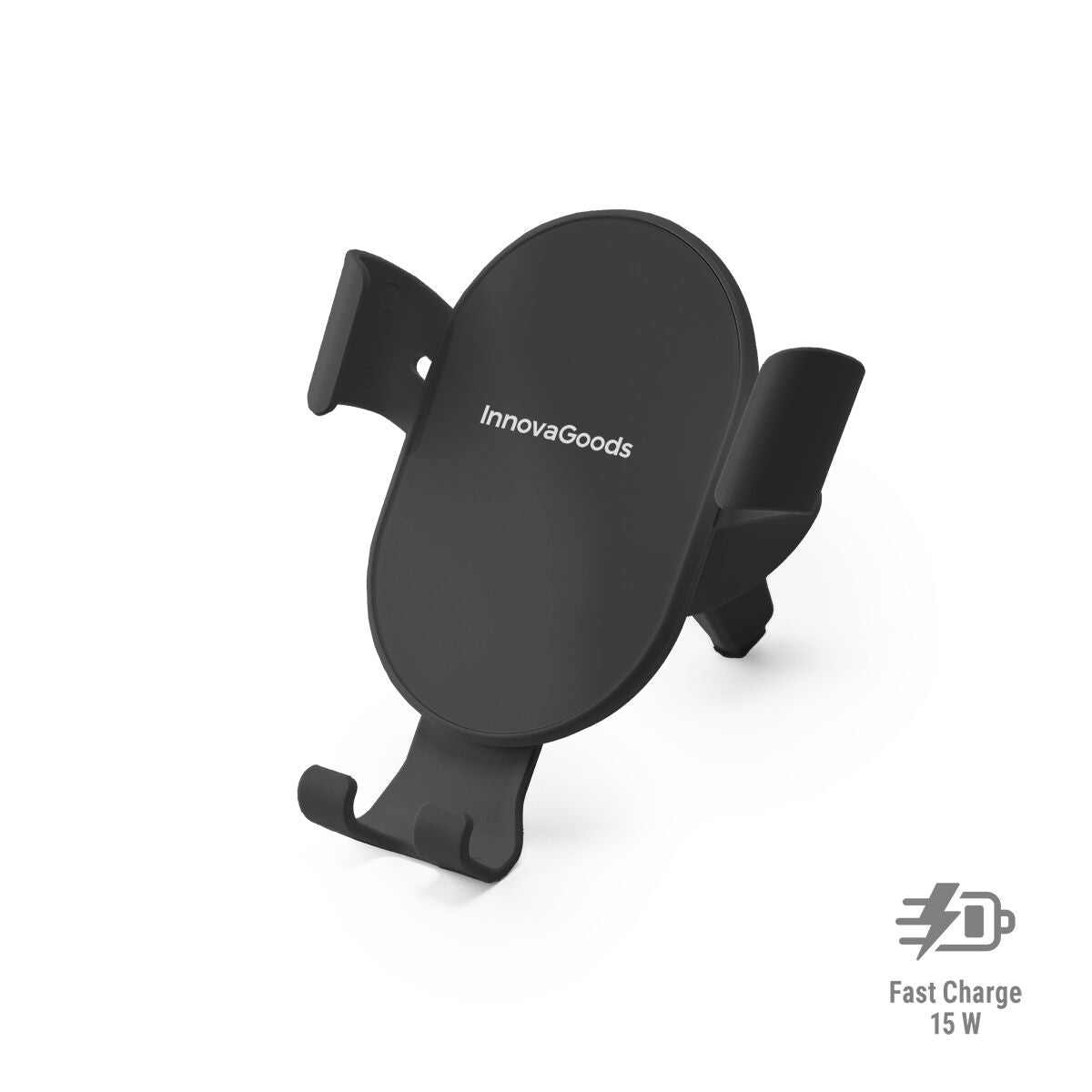 Draadloze snellader autohouder 15W, klem voor ventilatierooster