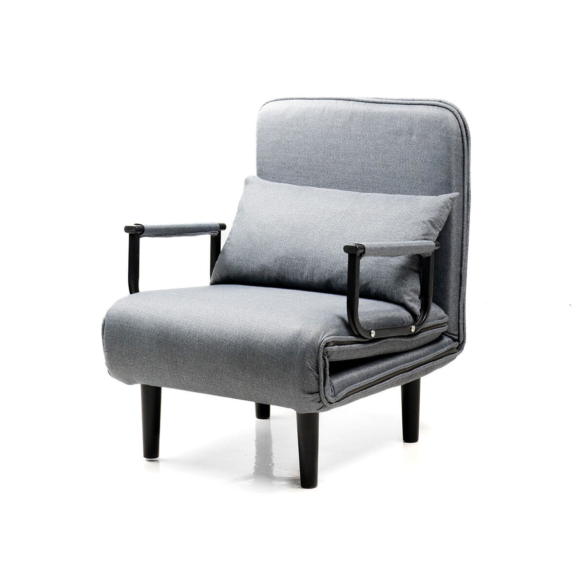 4-in-1 Slaapbank eenpersoons - fauteuil, chaise longue en bed