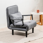 4-in-1 Slaapbank eenpersoons - fauteuil, chaise longue en bed